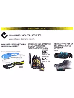 SHIMANO SH-CT45 - recreational cycling shoes with the CLICK'R system