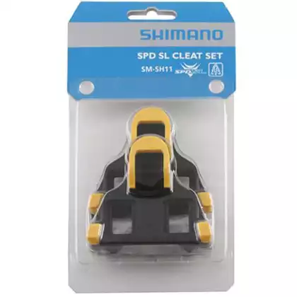 SHIMANO SMSH11 SPD-SL Self-adjusting road pedal blocks with +/- 3° working play
