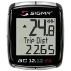 SIGMA SPORT BC 12.12 STS - bicycle computer, color: Black