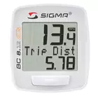 SIGMA SPORT BC 8.12 ATS - bicycle computer, color: White