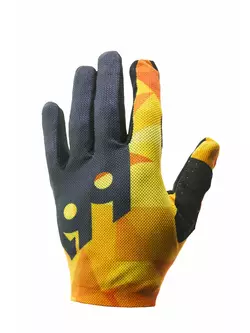661 cycling gloves RAJI GEO orange 