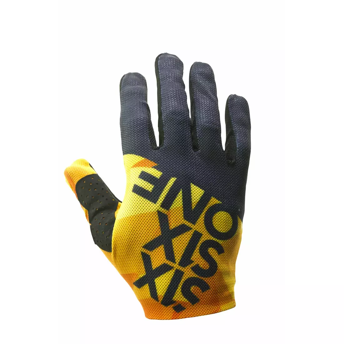 661 cycling gloves RAJI GEO orange 