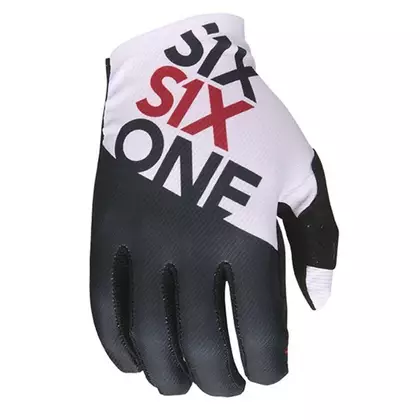 661 cycling gloves RAJI black and white