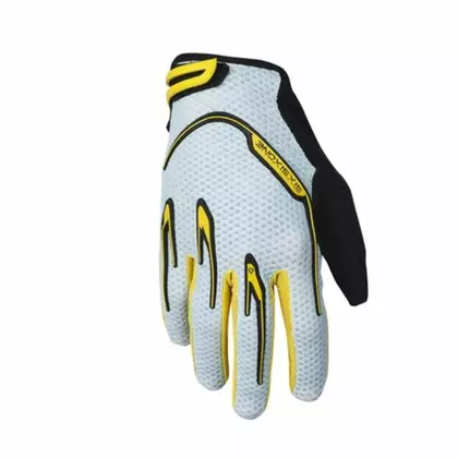 661 cycling gloves RECON long finger grey/yellow