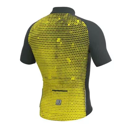 BIEMME men's cycling jersey PORDOI black yellow