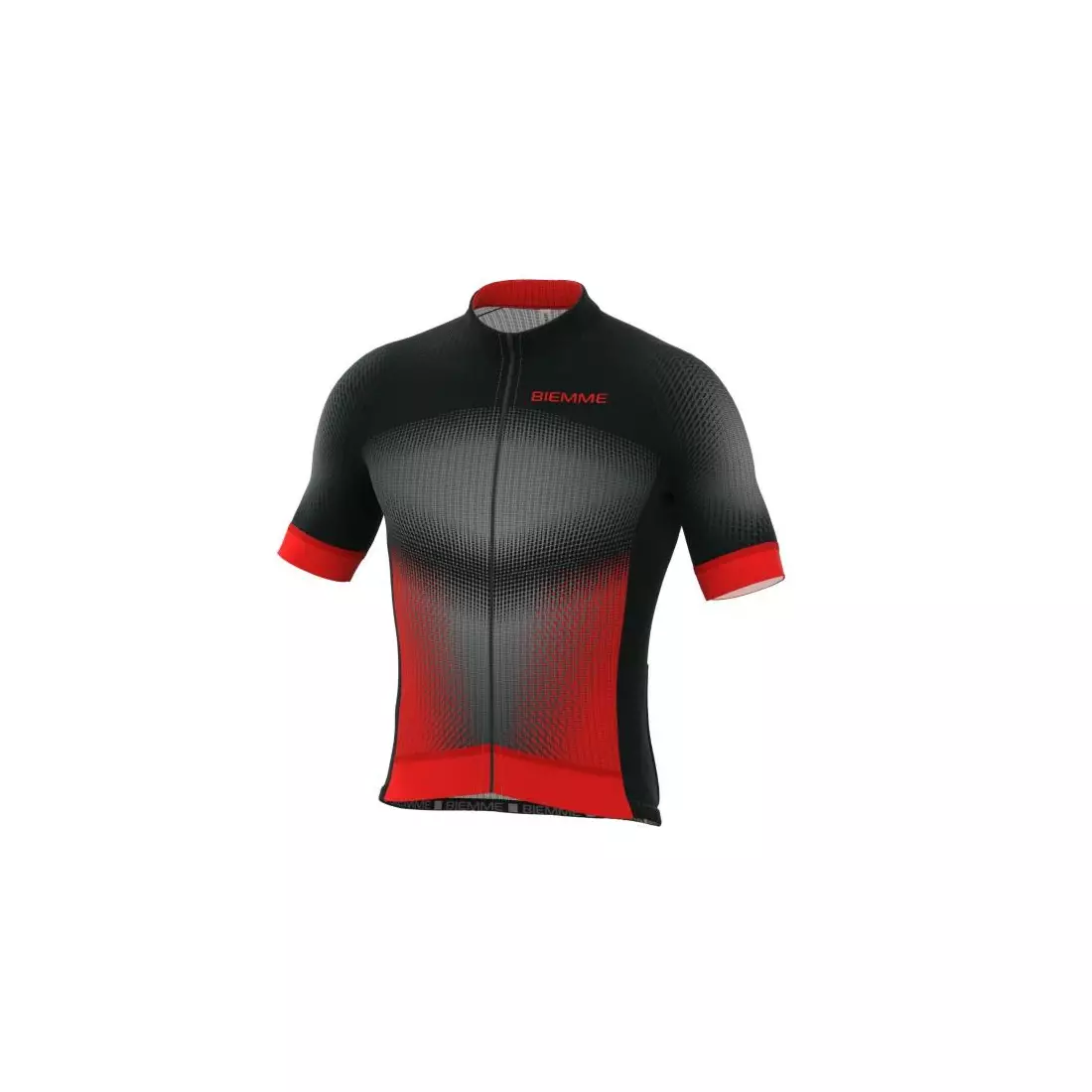 Biemme men's cycling jersey ZONCOLAN black and red