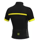 Biemme women's cycling jersey CAUBERG LADY black and yellow