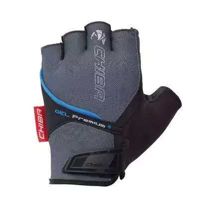CHIBA SS21 rękawiczki Gel Premium L szare 30117S-4