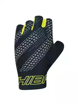 CHIBA cycling gloves ERGO black and yellow