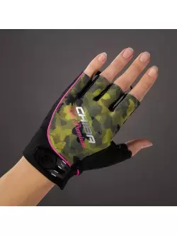 CHIBA women's cycling gloves LADY GEL PREMIUM olive 