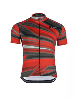 KAYMAQ DESIGN M48 men's cycling jersey, red