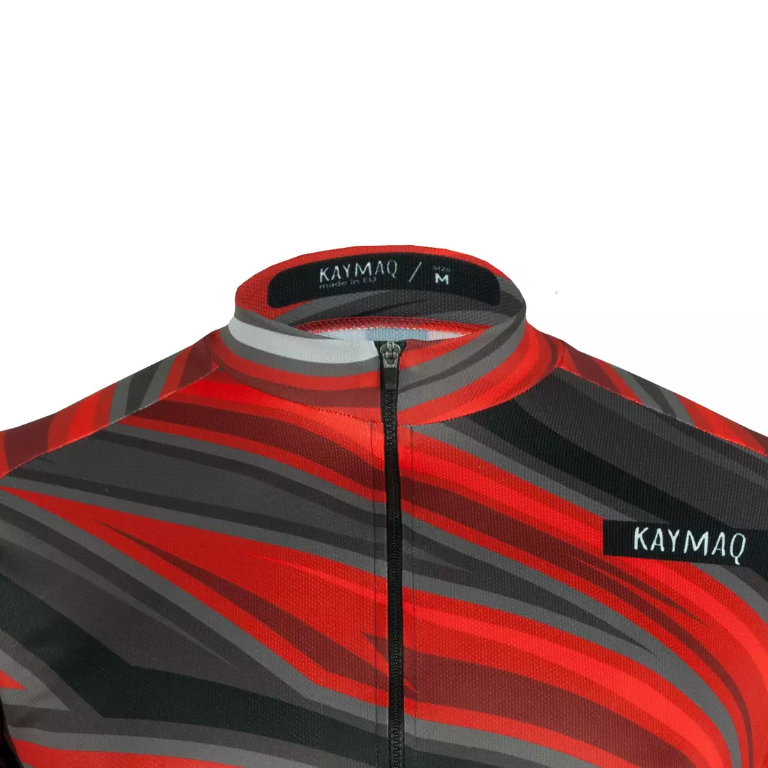 KAYMAQ DESIGN M48 men's cycling jersey, red
