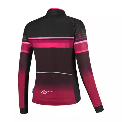 ROGELLI Women's winter cycling jacket IMPRESS maroon