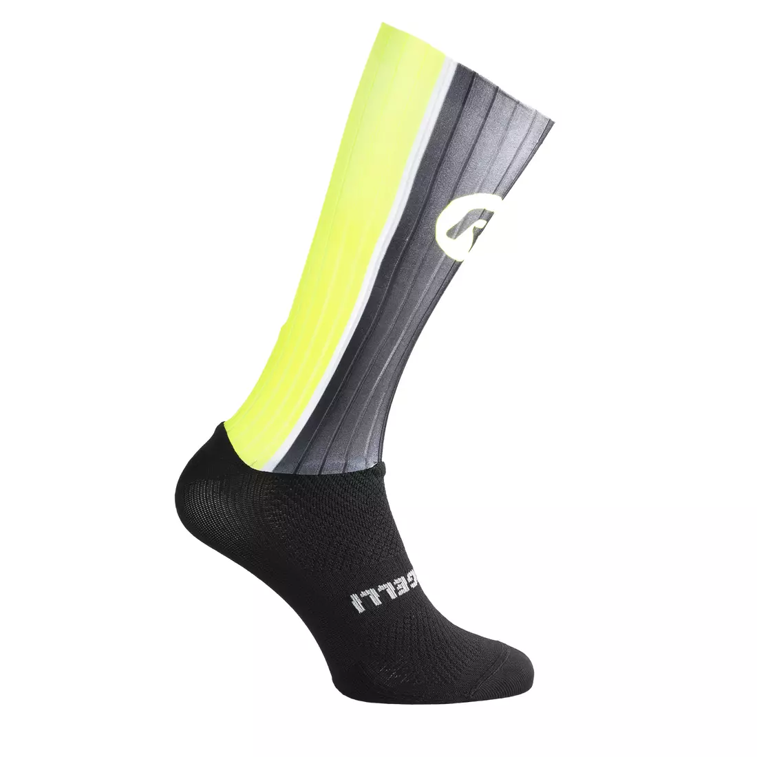 ROGELLI cycling socks AERO black-fluorine