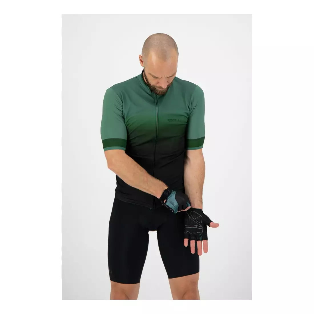 ROGELLI men's cycling gloves PRESA army green 006.360