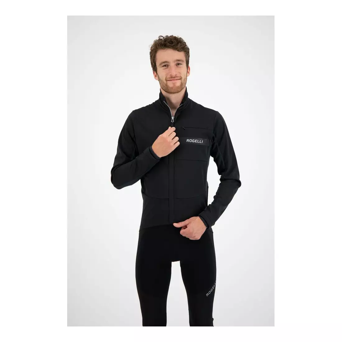 ROGELLI  men's cycling jacket BARRIER black