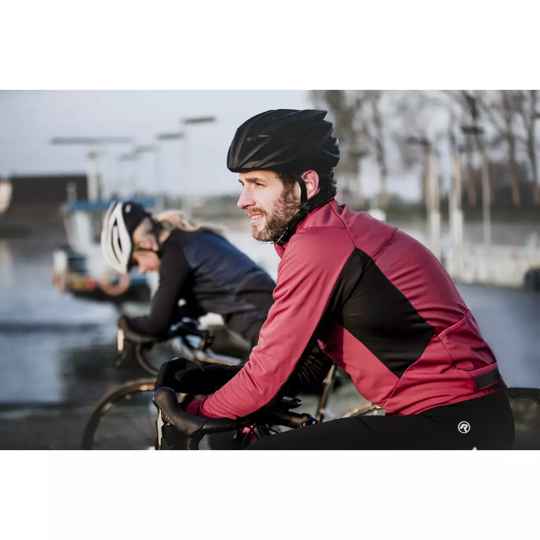 ROGELLI men's cycling jacket BARRIER maroon 