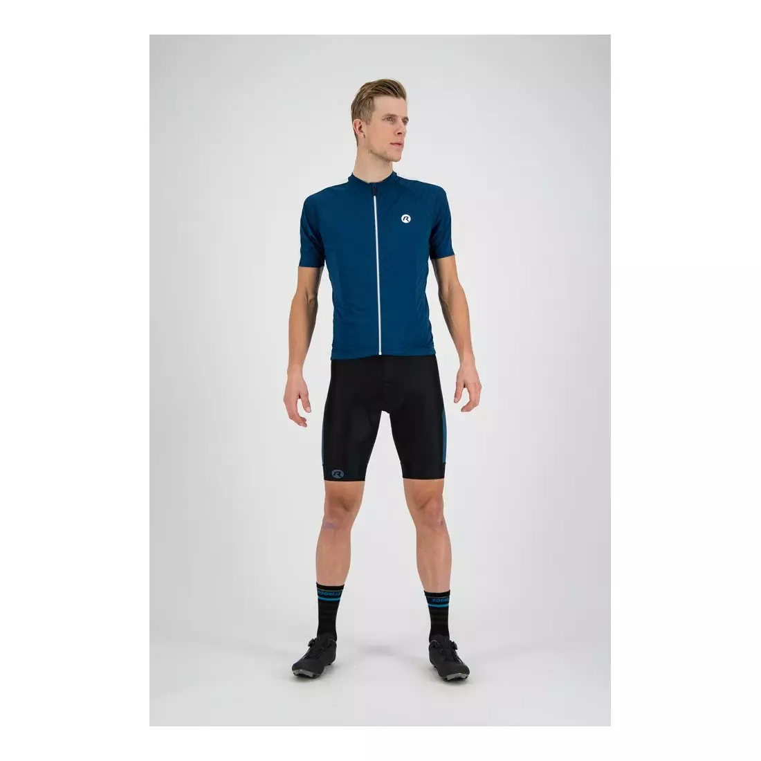 ROGELLI men's cycling shorts with braces TYRO blue