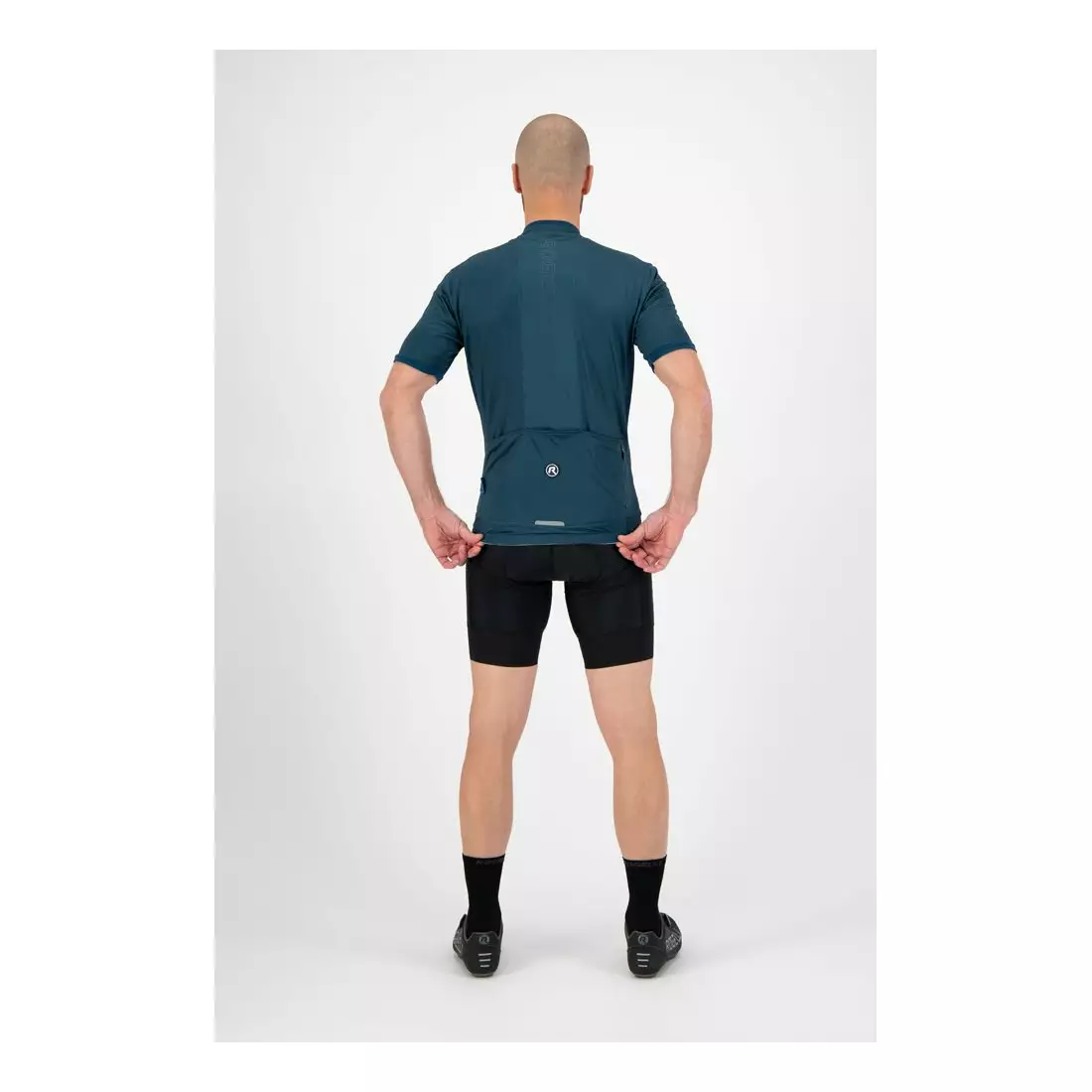ROGELLI men's cycling shorts with suspenders FLEX black