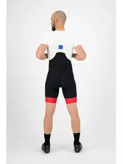 ROGELLI men's cycling shorts with suspenders FLEX red