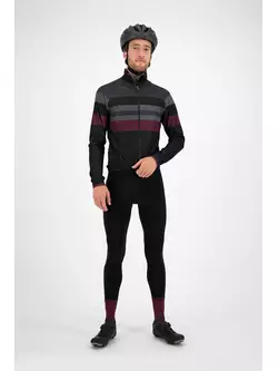 ROGELLI men's winter bicycle jacket PEAK maroon