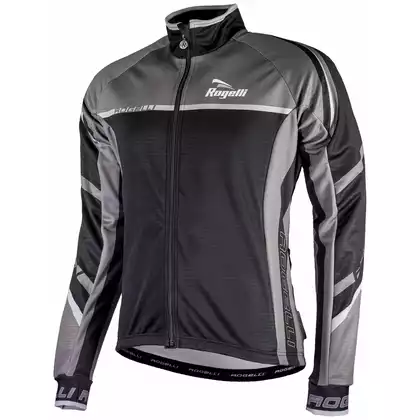 ROGELLI men's cycling jacket ANDRANO 2.0, black and gray SS21
