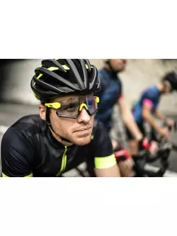 ROGELLI sports glasses with replaceable lenses SWITCH yellow fluorine
