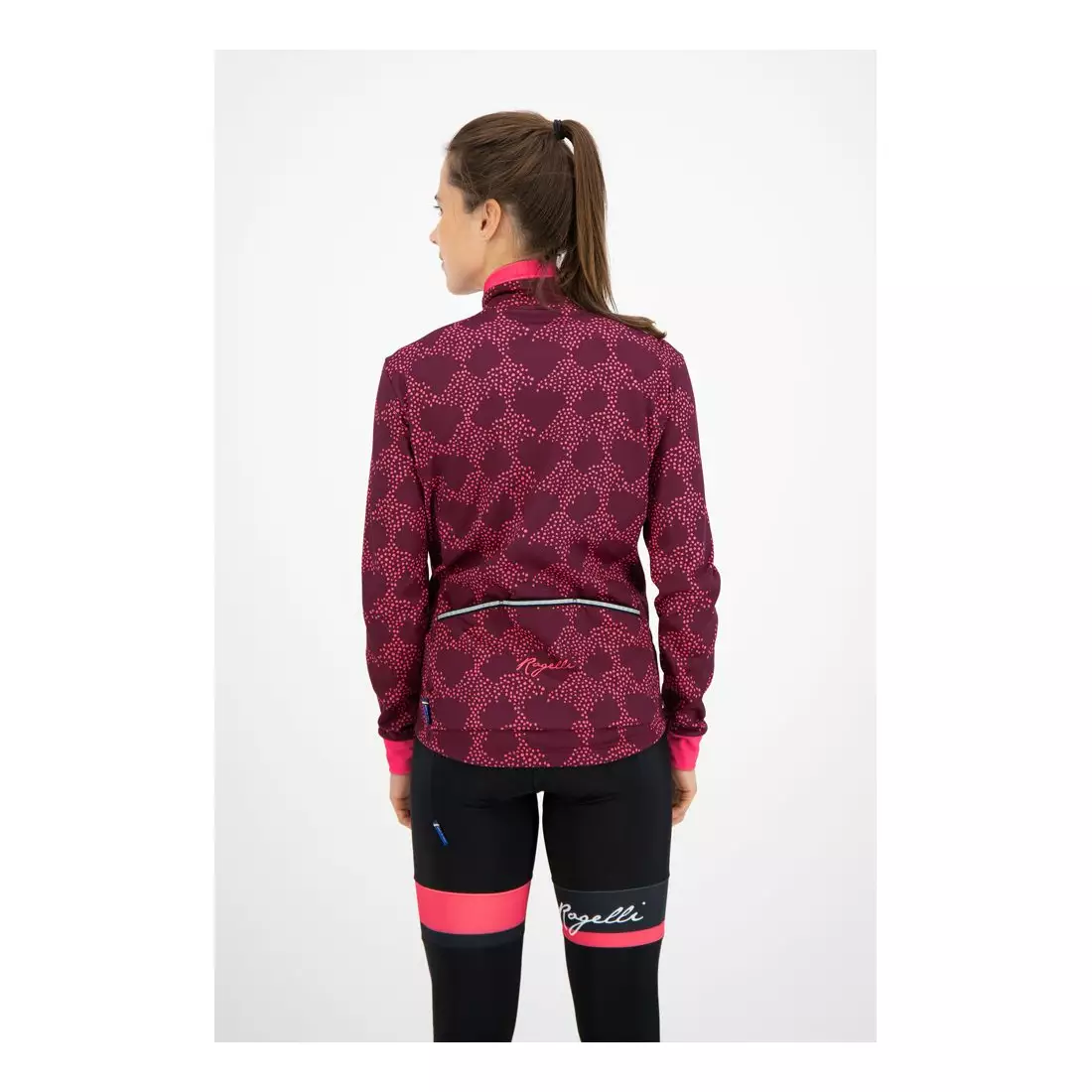 ROGELLI women's cycling jacket BLOSSOM Cerise/Coral 010.324