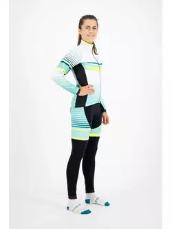 ROGELLI women's cycling pants with braces IMPRESS yellow