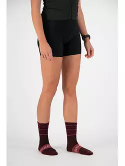 ROGELLI women's cycling socks STRIPE maroon