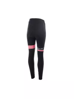 ROGELLI women's winter cycling pants SELECT black/coral
