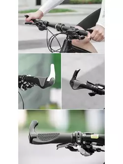 Rockbros bicycle handlebar grips with bar ends BT1007B