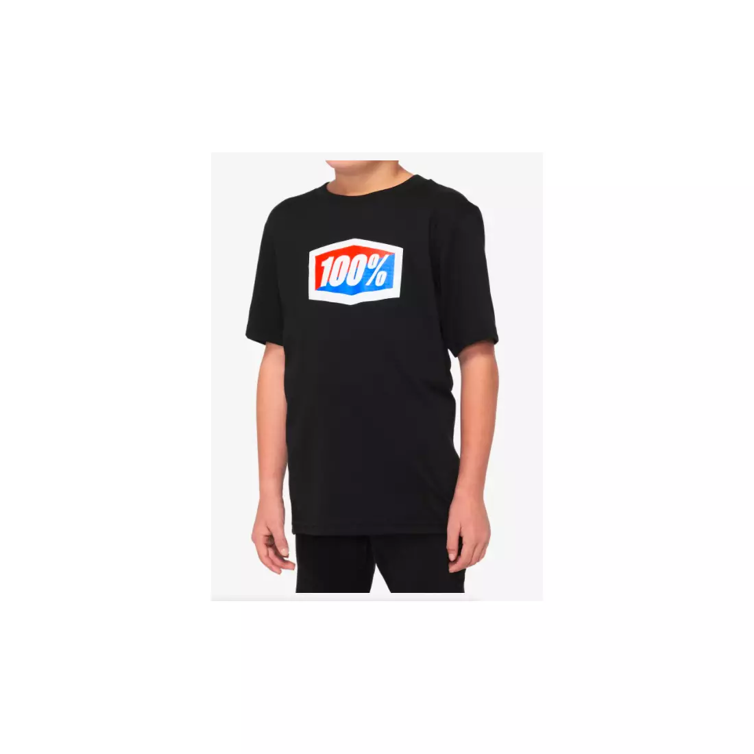 100% t-shirt with short sleeves STAMPS Youth black