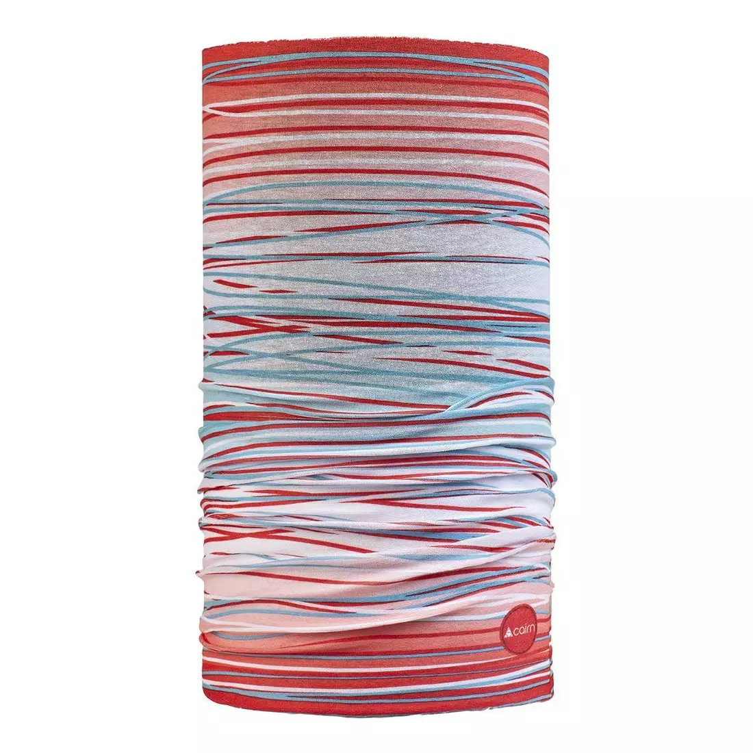 CAIRN Multifunctional scarf MALAWI TUBE white red