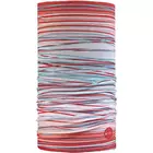 CAIRN Multifunctional scarf MALAWI TUBE white red