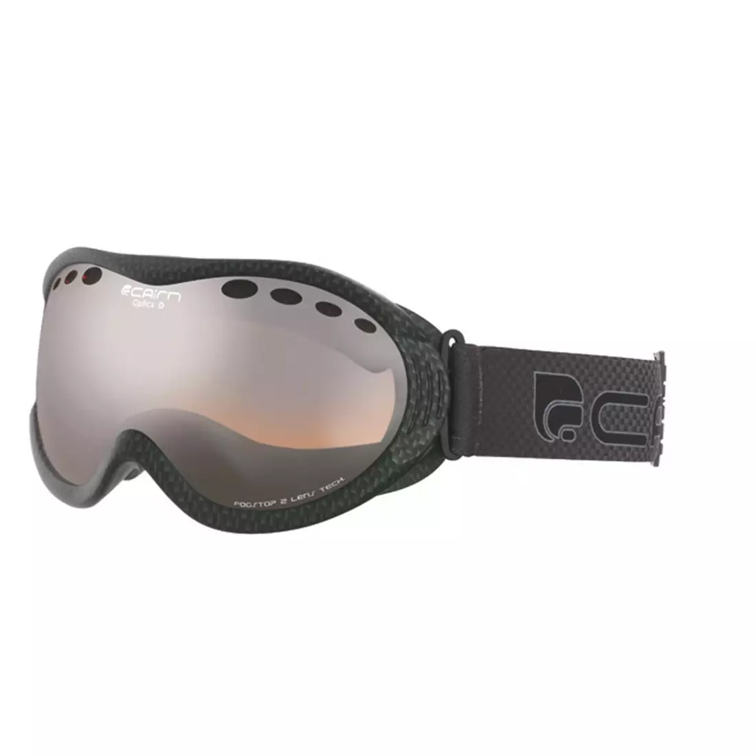 CAIRN Ski / snowboard goggles OPTICS D OTG 892, Mat carbon, 580041892