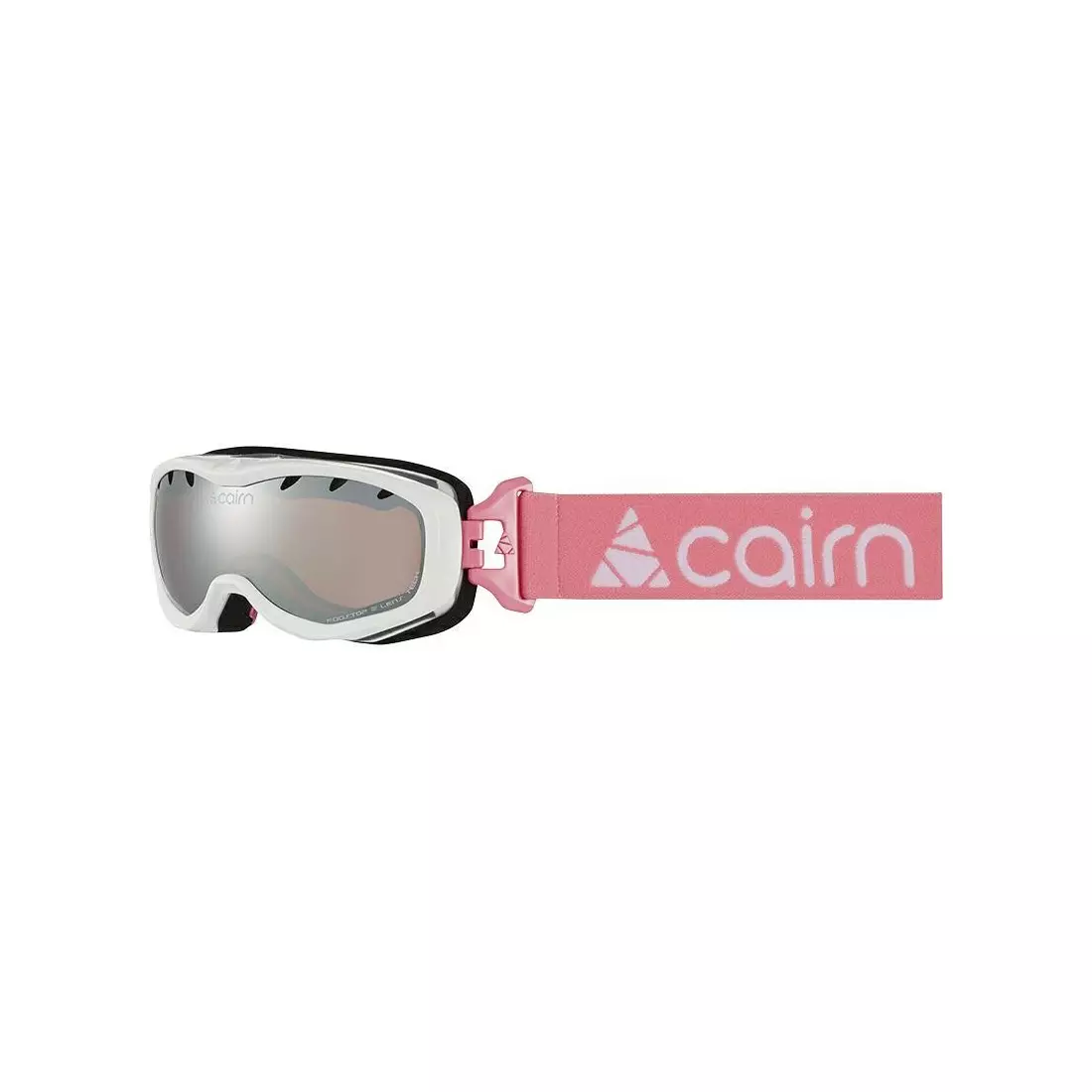 CAIRN children's ski/snowboard goggles RUSH SPX3000 Shiny White Candy Pink 
