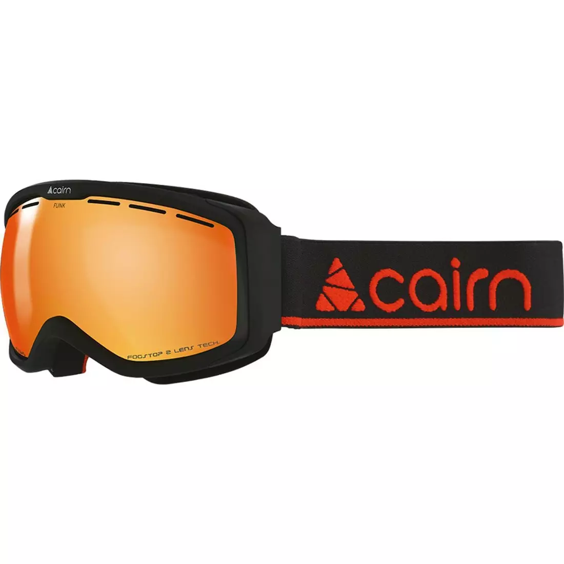 CAIRN junior ski/snowboard goggles FUNK OTG SPX3000 IUM Mat Black Orange 