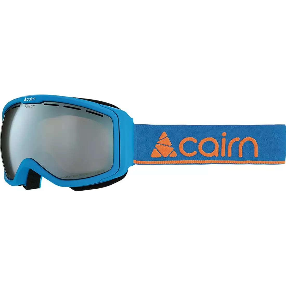 CAIRN junior ski / snowboard goggles FUNK OTG SPX3000 blue mat orange