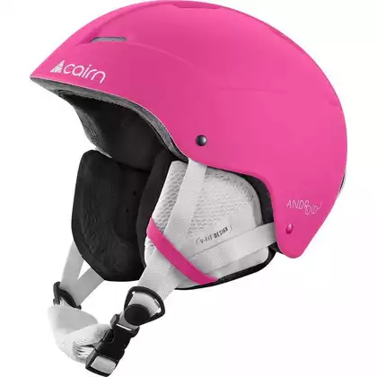 CAIRN winter children's / junior helmet ANDROID J pink