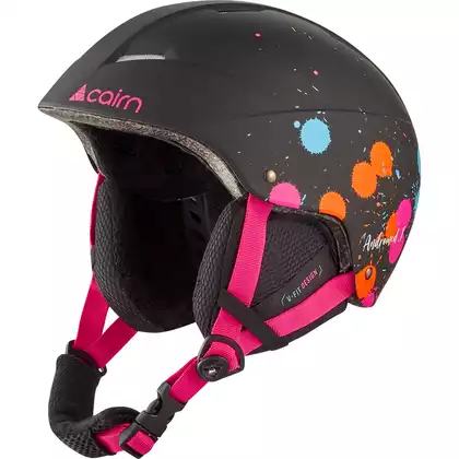 CAIRN winter children's / junior helmet ANDROMED J Black Paintball