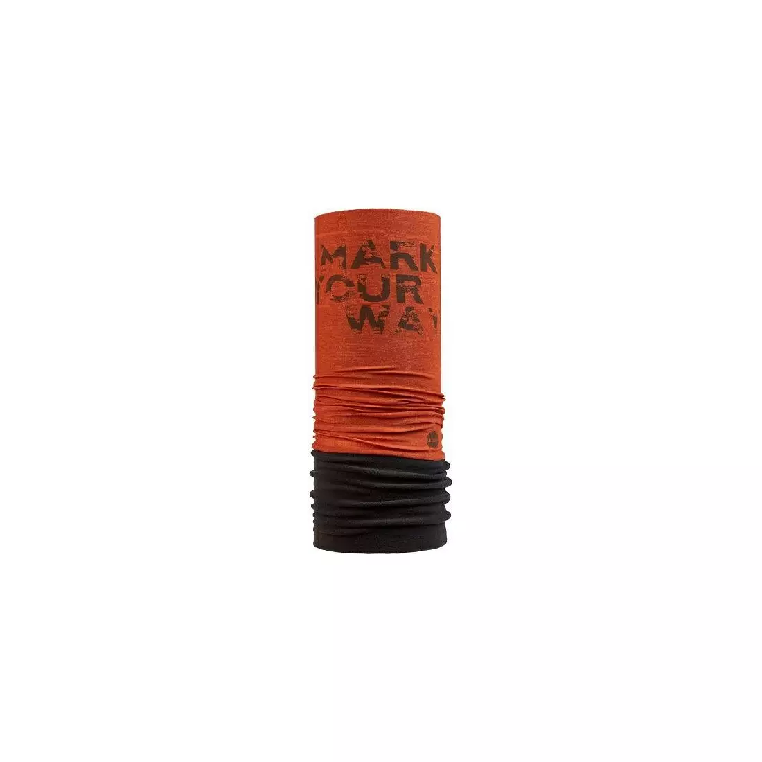 CAIRN multifunctional scarf MALAWI POLAR TUBE orange black