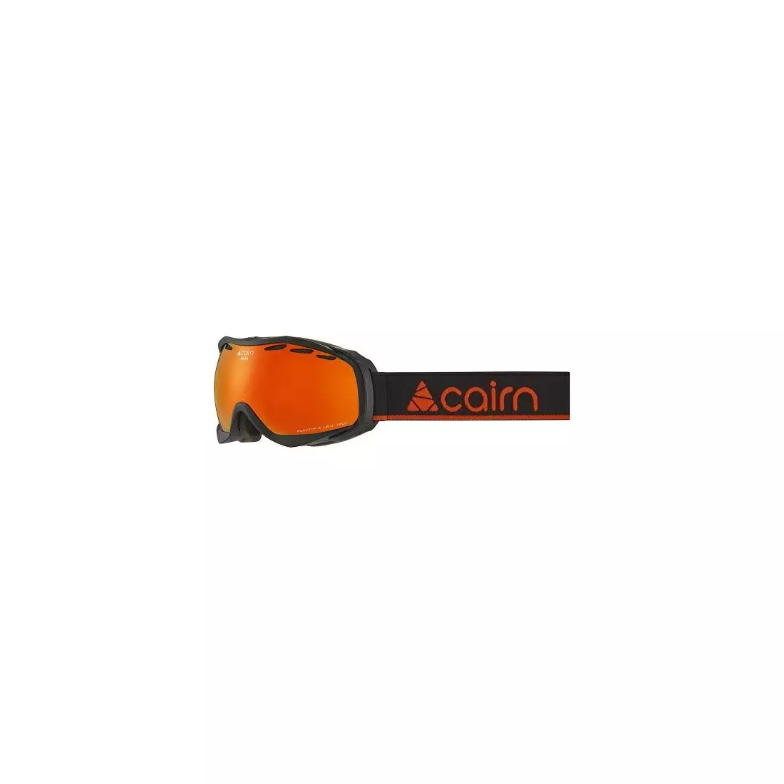 CAIRN ski/snowboard goggles ALPHA SPX3000 IUM Mat Black Orange Mirror 