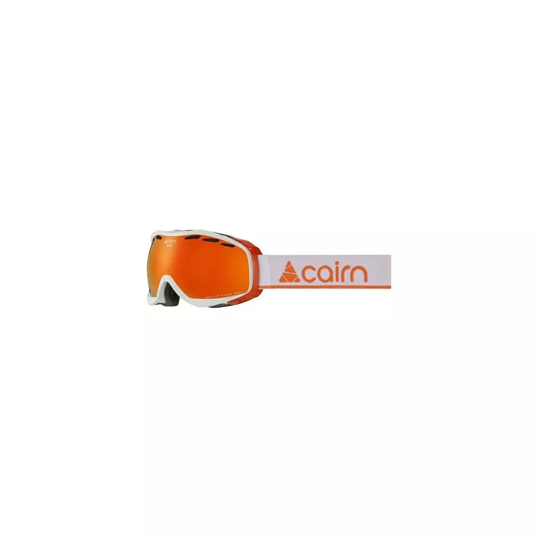 CAIRN ski/snowboard goggles ALPHA SPX3000 IUM Shiny White Orange