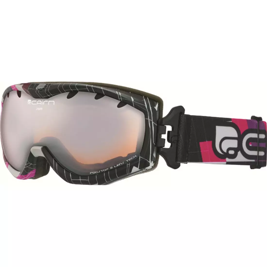 CAIRN ski/snowboard goggles JAM SPX3000 8897, black, 5805708897