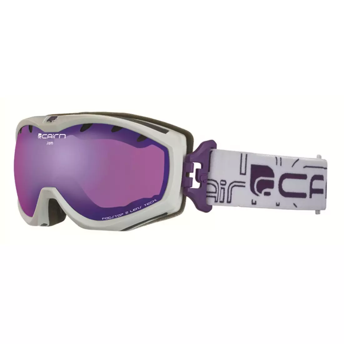 CAIRN ski/snowboard goggles JAM SPX3000 IUM 8201, white, 5805718201