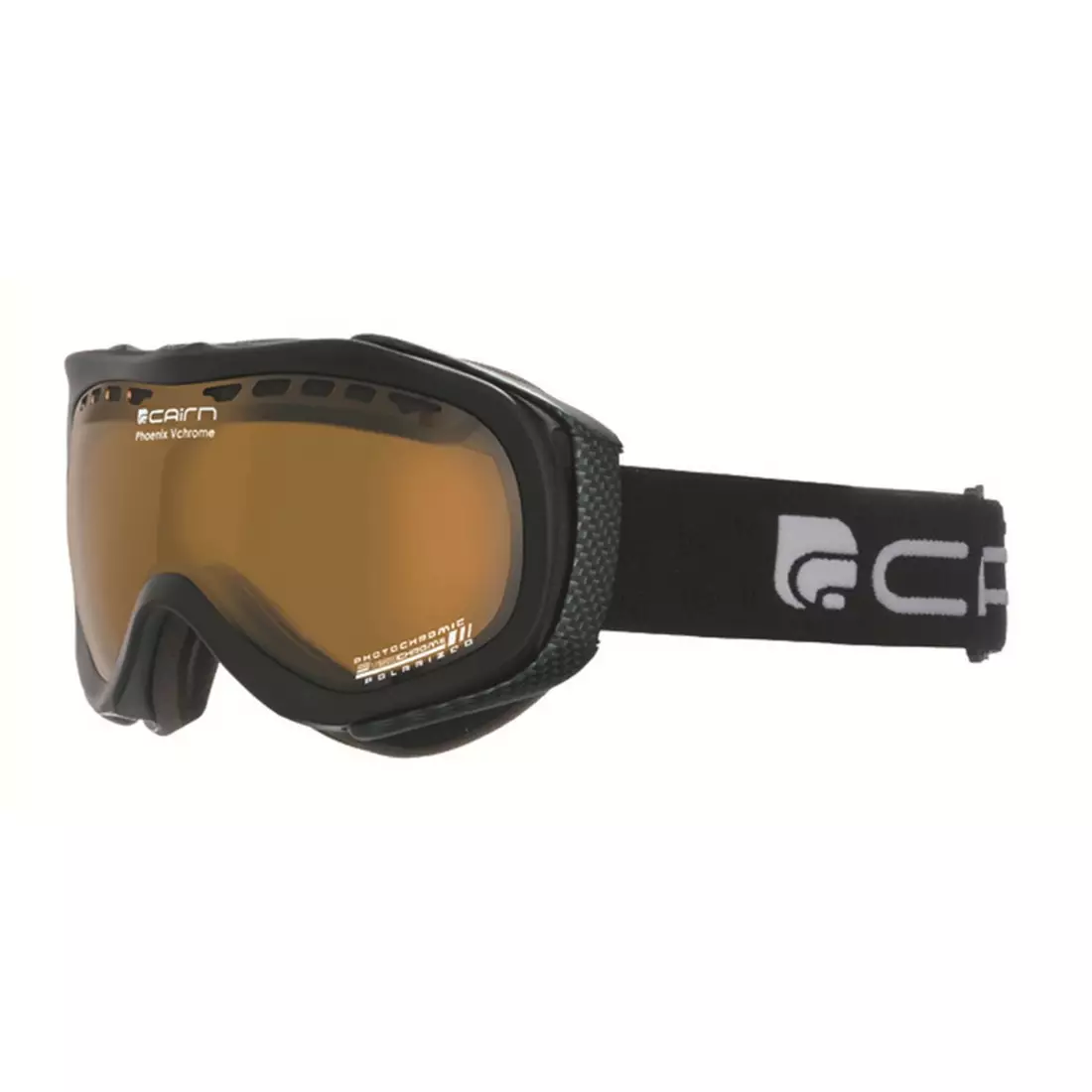 CAIRN ski/snowboard goggles Phoenix VCHROME 202, black, 580628202