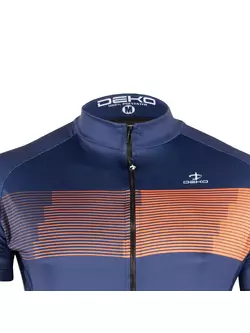 DEKO STYLE-0421 Men bike t-shirt, Navy blue