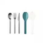 MEPAL ELLIPSE cutlery set 3 pcs. dark green