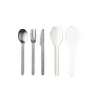 MEPAL ELLIPSE cutlery set 3 pcs. white